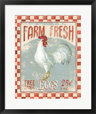 Framed Farm Nostalgia VII Print