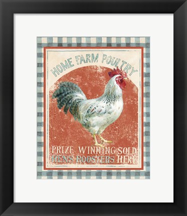 Framed Farm Nostalgia VIII Print