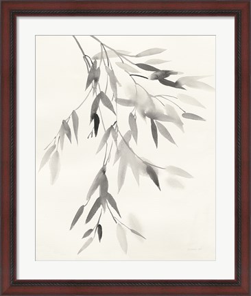 Framed Bamboo Leaves IV Print
