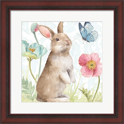 Framed Spring Softies Bunnies II Print