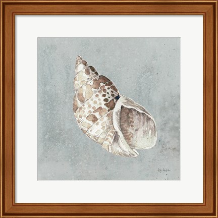 Framed Sand and Seashells II Print