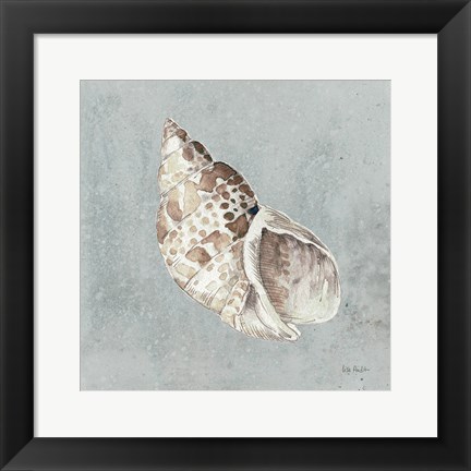 Framed Sand and Seashells II Print