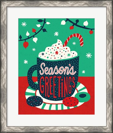 Framed Christmas Cocoa Print