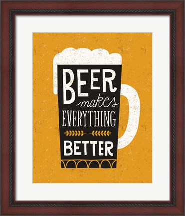 Framed Craft Beer II Print