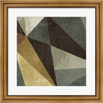 Framed Triangulawesome Square I Print