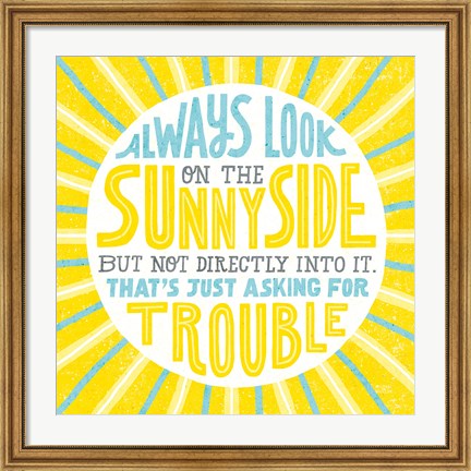 Framed Sunny Side Print