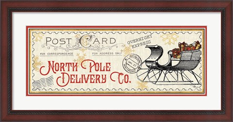 Framed North Pole Express VI Print