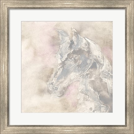 Framed Gray Head IV Print