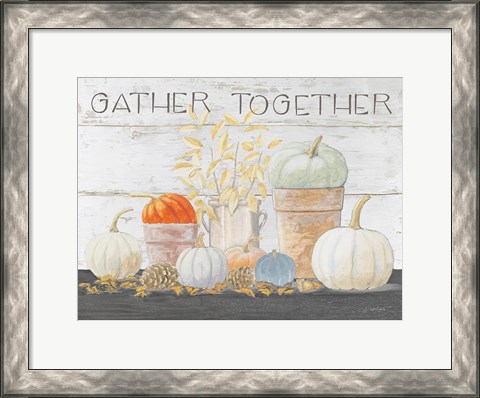 Framed Beautiful Bounty - Gather Together Print