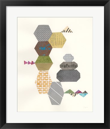 Framed Modern Abstract Design IV Print