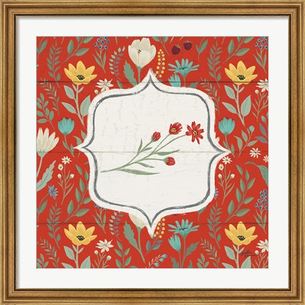 Framed Blooming Thoughts VII Flower Print
