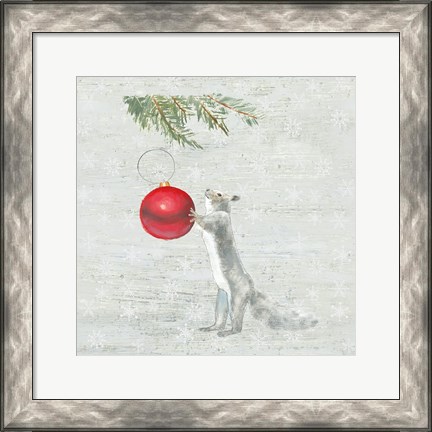 Framed Christmas Critters IV Print