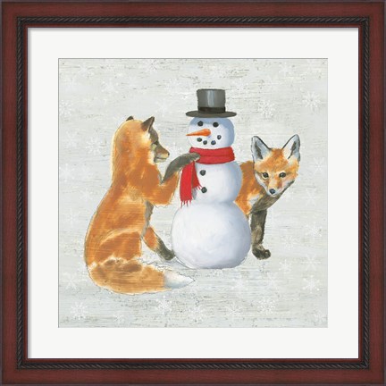 Framed Christmas Critters V Print