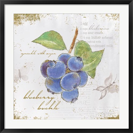 Framed Garden Treasures V Print