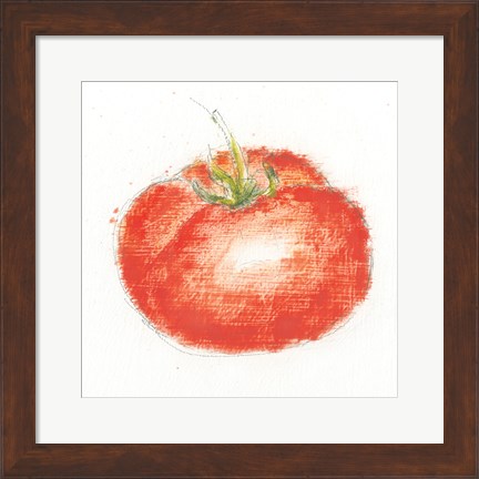 Framed Garden Delight XII Print