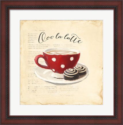 Framed Ooo La Latte Print