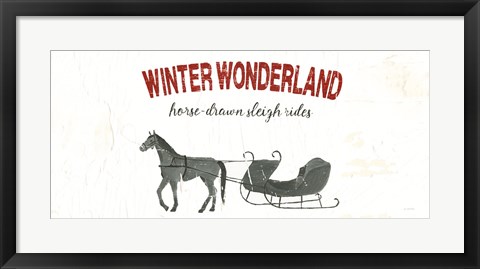 Framed Christmas in the Heartland IX Panel Print