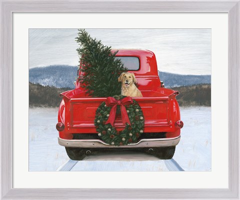 Framed Christmas in the Heartland IV no Words Print
