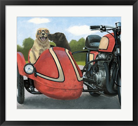 Framed Born to be Wild Crop Print