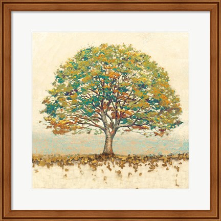 Framed Golden Oak Spice Print