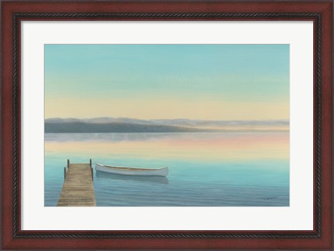 Framed Zen Canoe I Print