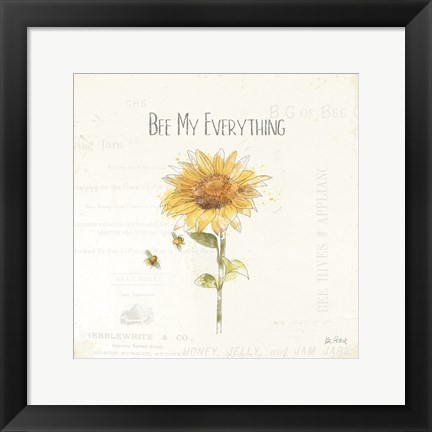 Framed Bee and Bee IV Print