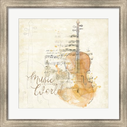 Framed Musical Gift I Print