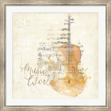 Framed Musical Gift I Print