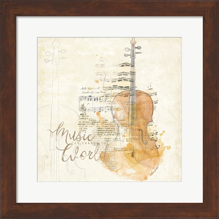 Framed Musical Gift I Print