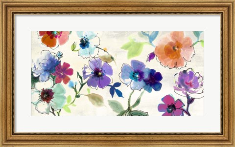 Framed Floral Fantasy Print
