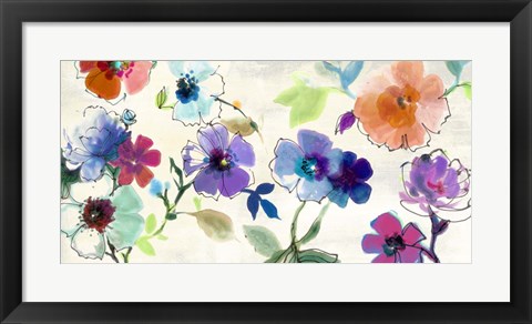 Framed Floral Fantasy Print