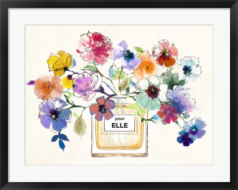 Framed Perfume Bouquet Print