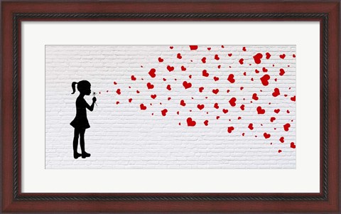 Framed Sowing the Seeds of Love Print