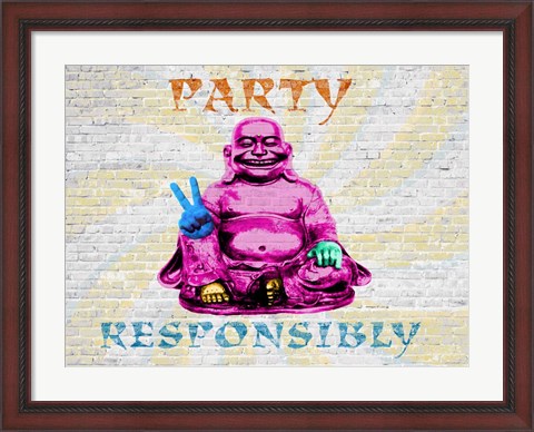 Framed Party Responsibly Print