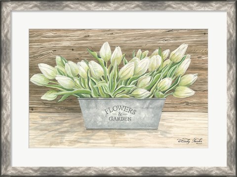 Framed Flowers &amp; Garden Tulips Print