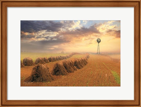 Framed Amish Country Sunrise Print