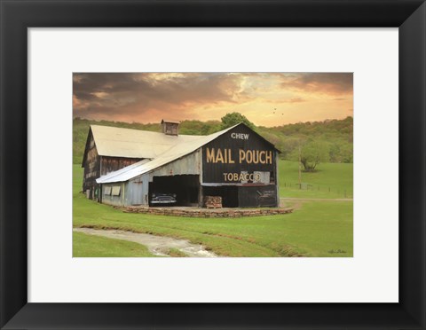 Framed Mail Pouch Barn Print