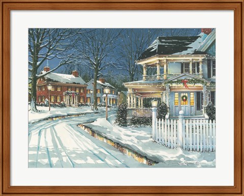 Framed Seasonal Lights Print