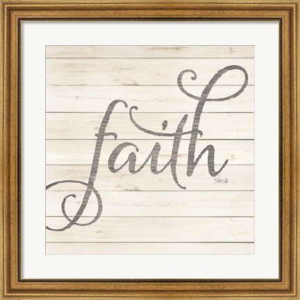 Framed Simple Words - Faith Print