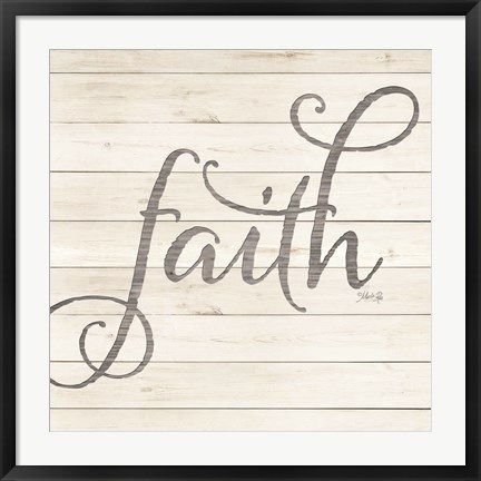 Framed Simple Words - Faith Print