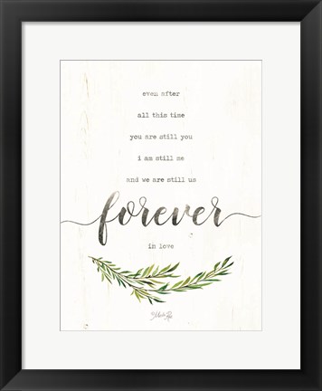 Framed Forever in Love Print