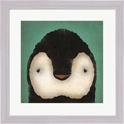 Framed Baby Penguin Print