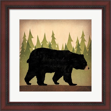 Framed Take a Hike Bear no Words Print