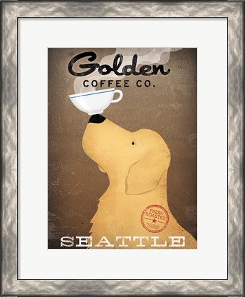 Framed Golden Coffee Co Print