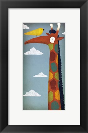 Framed Giraffe Print