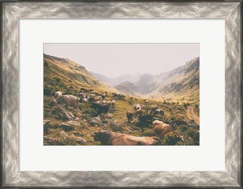 Framed In the Valley Print