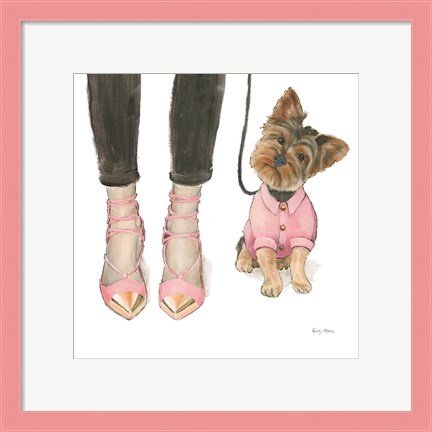 Framed Furry Fashion Friends III Print