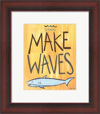 Framed Make Waves IV Print
