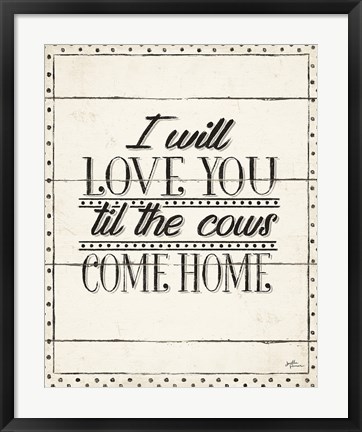 Framed Country Thoughts XIV Print