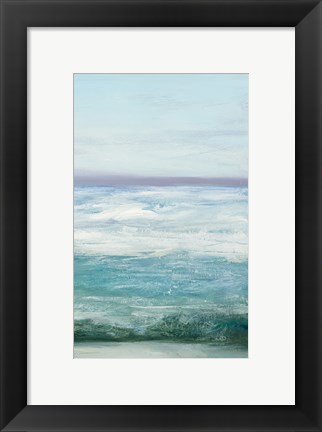 Framed Azure Ocean IV Print